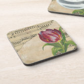 ヴィンテージビクトリアンロマンスチューリップ コースター (左側)