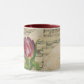 ヴィンテージビクトリアンロマンスチューリップ マグカップ (中央)