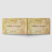 ヴィンテージビクトリアンロマンチックな結婚童話 ゲストブック (全面)