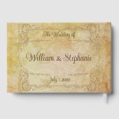 ヴィンテージビクトリアンロマンチックな結婚童話 ゲストブック (裏面)