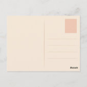 ヴィンテージビクトリアンロマンチックな赤とピンクローズ ポストカード (裏面)