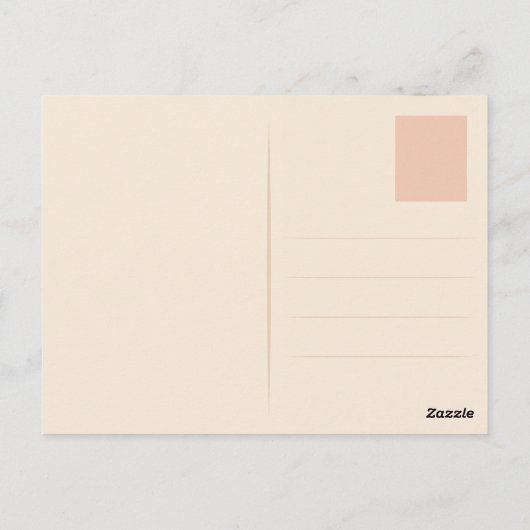 ヴィンテージビクトリアンロマンチックな赤とピンクローズ ポストカード (裏面)