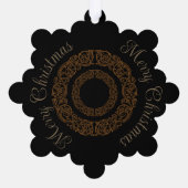 ヴィンテージビクトリアンロマンチックアンティーク オーナメントカード (裏面)