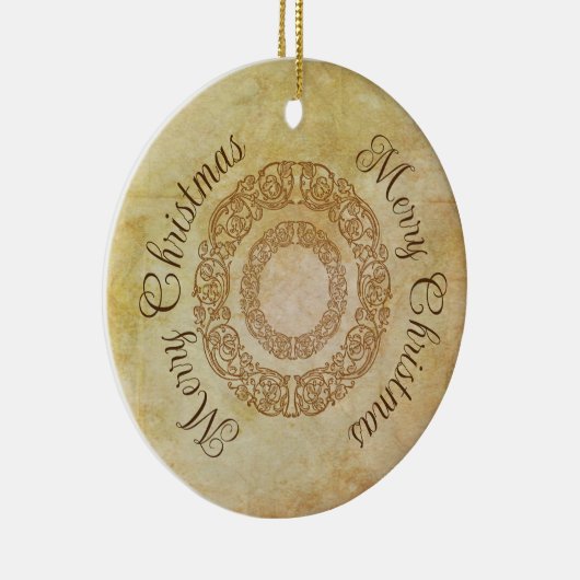 ヴィンテージビクトリアンロマンチックアンティーク セラミックオーナメント (右)