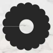 ヴィンテージビクトリアンロマンチックアンティーク ワイングラスタグ (裏面)