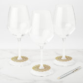 ヴィンテージビクトリアンロマンチックアンティーク ワイングラスタグ (セット)