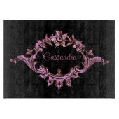 ヴィンテージビクトリアンロマンパーソナライズされたム カッティングボード (正面)