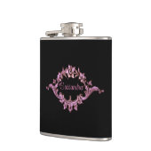 ヴィンテージビクトリアンロマンパーソナライズされたム フラスク (左)