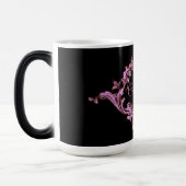 ヴィンテージビクトリアンロマンパーソナライズされたム モーフィングマグカップ (左)