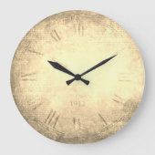 ヴィンテージビクトリアンローマ数字 ラージ壁時計 (正面)