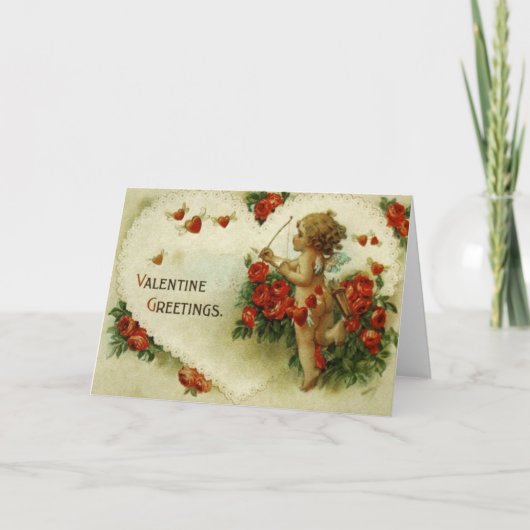 ヴィンテージビクトリアンヴァレンティネスケルブ シーズンカード (正面)