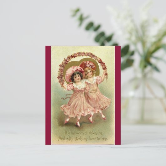 ヴィンテージビクトリアンヴァレンティネス シーズンポストカード (スタンド正面)