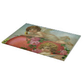 ヴィンテージビクトリアンヴァレンティンデイエンジェルハートバラ カッティングボード (角)