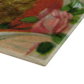 ヴィンテージビクトリアンヴァレンティンデイエンジェルハートバラ カッティングボード (角)