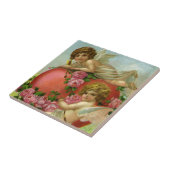 ヴィンテージビクトリアンヴァレンティンデイエンジェルハートバラ タイル (側面)