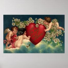 ヴィンテージビクトリアンヴァレンティーンズデイチェルブス天国 ポスター