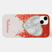 ヴィンテージビクトリアンヴァレンティーンズデイ私のハートはティン Case-Mate iPhoneケース (裏面 (横))