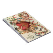 ヴィンテージビクトリアンヴァレンティーン、チェルブスエンジェルハート ノートブック (右側)