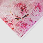 ヴィンテージビクトリアン動揺してピンクローズ 薄葉紙 (詳細)