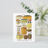 ヴィンテージビクトリアン品種イラストレーション ポストカード (スタンド正面)