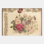 ヴィンテージビクトリアン型 ラッピングペーパーシート (正面2)