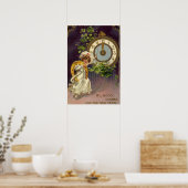 ヴィンテージビクトリアン大晦日、深夜 ポスター (キッチン)