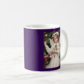 ヴィンテージビクトリアン天使 コーヒーマグカップ (正面右)