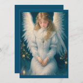 ヴィンテージビクトリアン天使 シーズンカード (正面/裏面)