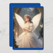 ヴィンテージビクトリアン天使 シーズンカード (正面/裏面)