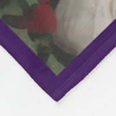 ヴィンテージビクトリアン天使 フリースブランケット (角)