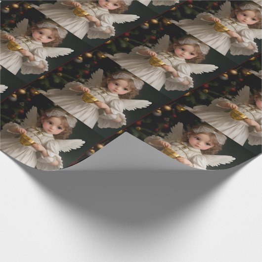 ヴィンテージビクトリアン天使 ラッピングペーパー (角)