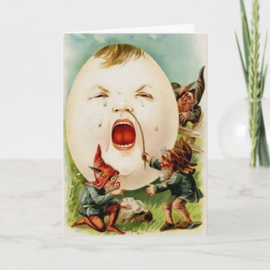 ヴィンテージビクトリアン奇数イースターカード シーズンカード (正面)