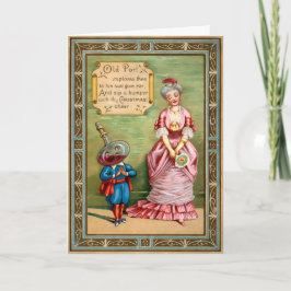 ヴィンテージビクトリアン奇数ホリデーカード シーズンカード