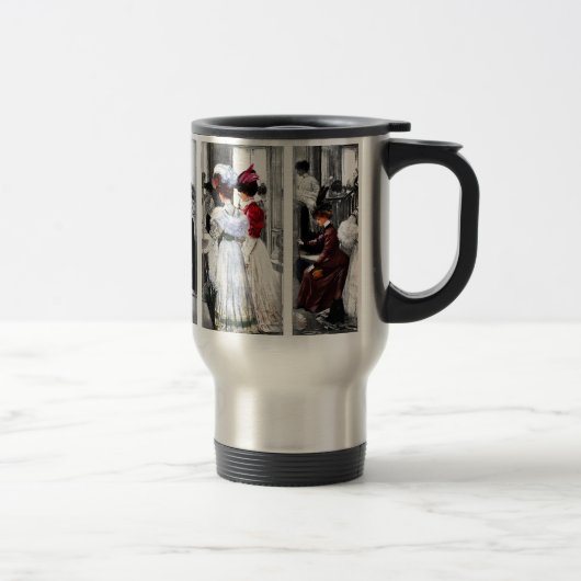 ヴィンテージビクトリアン女子 トラベルマグ (右)