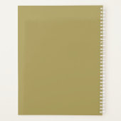 ヴィンテージビクトリアン女性ポートレートアートプランナー プランナー手帳 (裏面)