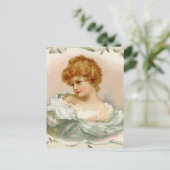 ヴィンテージビクトリアン女 ポストカード (スタンド正面)