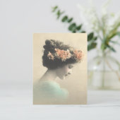 ヴィンテージビクトリアン女 ポストカード (スタンド正面)