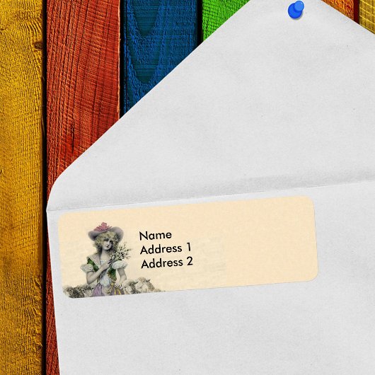 ヴィンテージビクトリアン小さなボーピープシープフェアフェアリー物語 ラベル