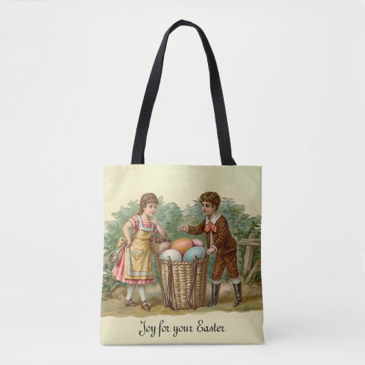 ヴィンテージビクトリアン復活祭 トートバッグ (正面)