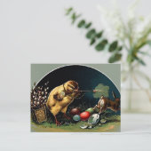 ヴィンテージビクトリアン復活祭 ポストカード (スタンド正面)