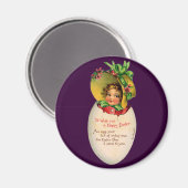 ヴィンテージビクトリアン復活祭 マグネット (正面/裏面)