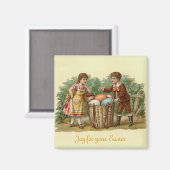 ヴィンテージビクトリアン復活祭 マグネット (正面/裏面)