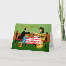 ヴィンテージビクトリアン愛国感謝表 シーズンカード