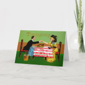 ヴィンテージビクトリアン愛国感謝表 シーズンカード (正面)