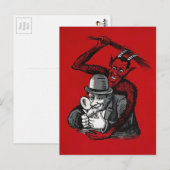 ヴィンテージビクトリアン攻撃 ポストカード (正面/裏面)