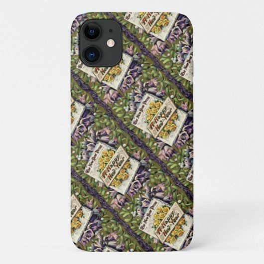 ヴィンテージビクトリアン新年 Case-Mate iPhoneケース (裏面)