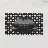 ヴィンテージビクトリアン星タトゥーアーティスト 名刺 (裏面)