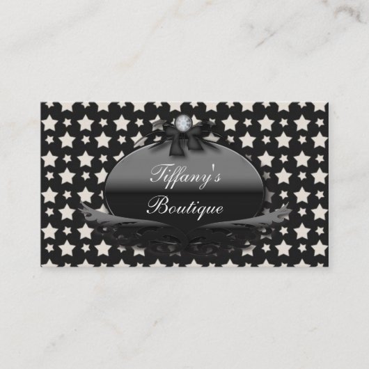 ヴィンテージビクトリアン星タトゥーアーティスト 名刺 (正面)