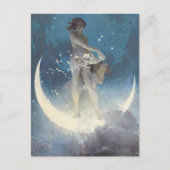 ヴィンテージビクトリアン星散乱天使 シーズンポストカード (正面)