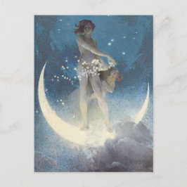 ヴィンテージビクトリアン星散乱天使 シーズンポストカード